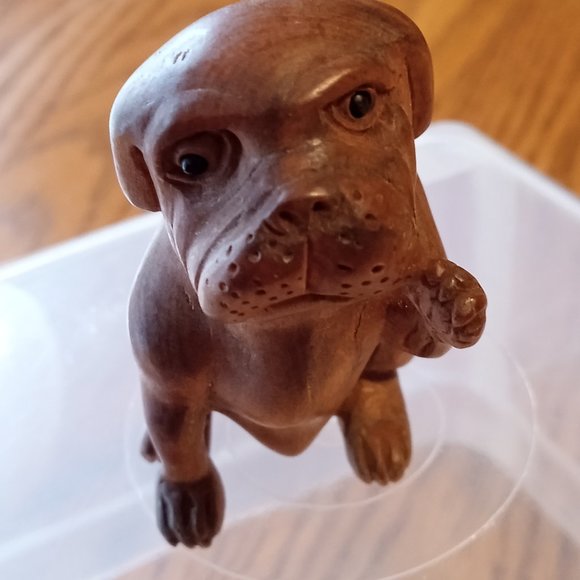 Hand Carved Wooden Netsuke - Picture 8 of 9